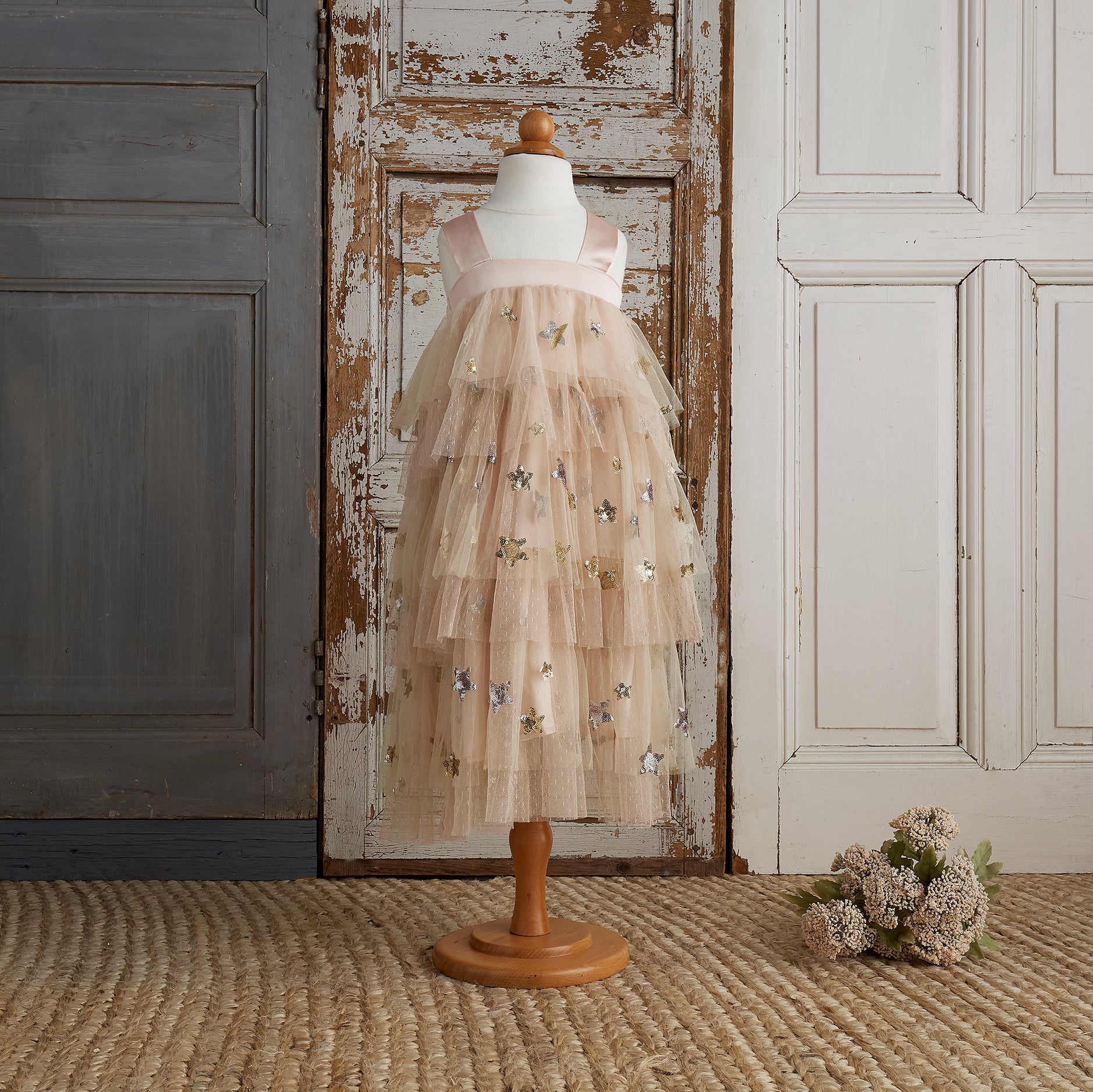 Velour Ballerina Dress - Mistletoe (FINAL SALE)